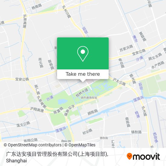 广东达安项目管理股份有限公司(上海项目部) map
