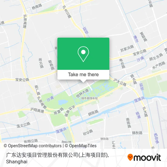 广东达安项目管理股份有限公司(上海项目部) map