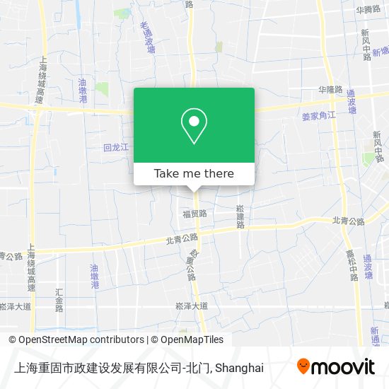 上海重固市政建设发展有限公司-北门 map