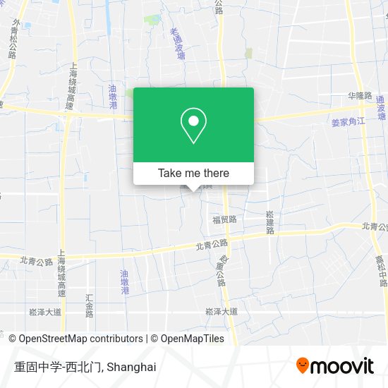 重固中学-西北门 map