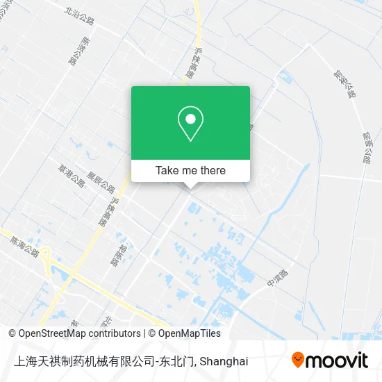 上海天祺制药机械有限公司-东北门 map