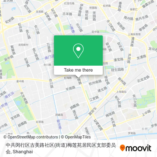 中共闵行区古美路社区(街道)梅莲苑居民区支部委员会 map