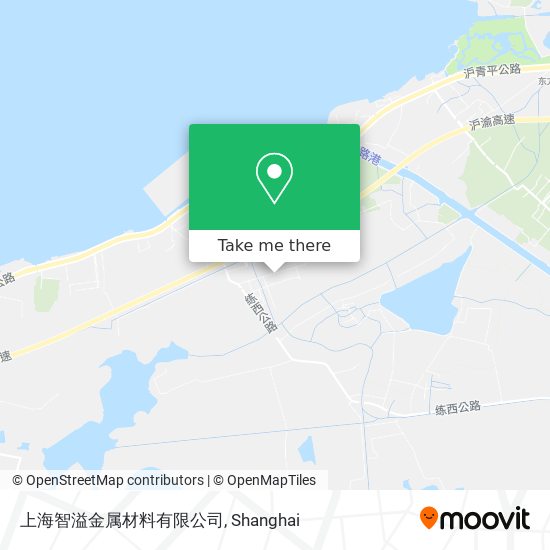 上海智溢金属材料有限公司 map