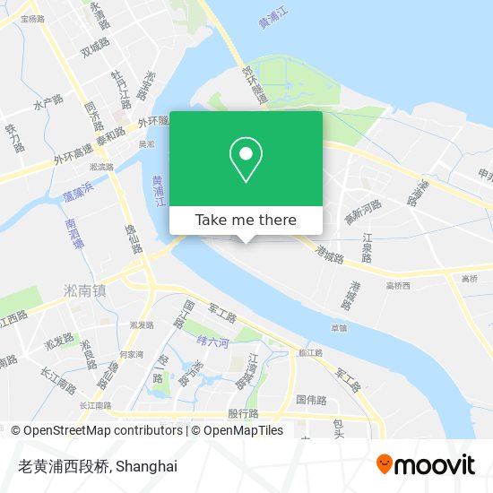 老黄浦西段桥 map