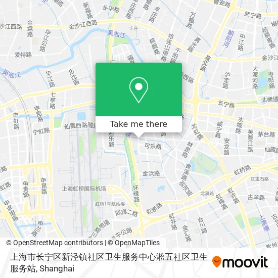 上海市长宁区新泾镇社区卫生服务中心淞五社区卫生服务站 map