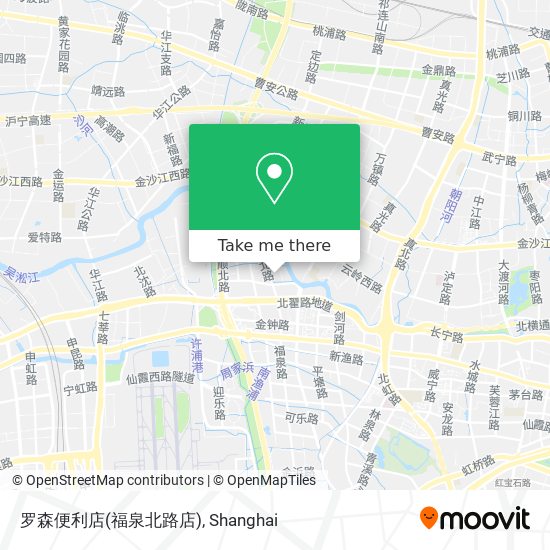 罗森便利店(福泉北路店) map