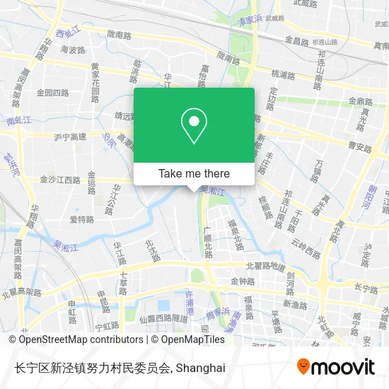 长宁区新泾镇努力村民委员会 map