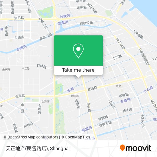 天正地产(民雪路店) map