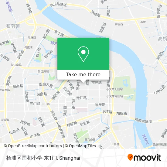杨浦区国和小学-东1门 map