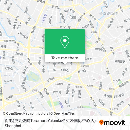 街电(虎丸烧肉ToramaruYakiniku金虹桥国际中心店) map