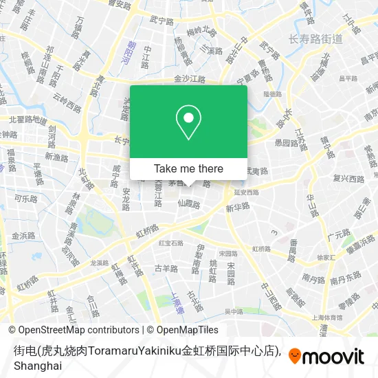 街电(虎丸烧肉ToramaruYakiniku金虹桥国际中心店) map