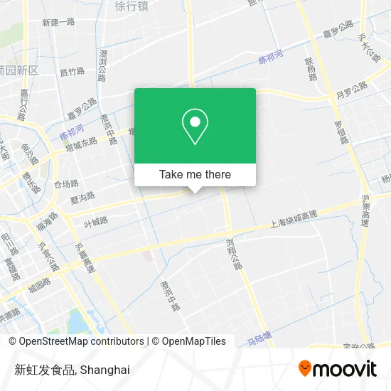 新虹发食品 map