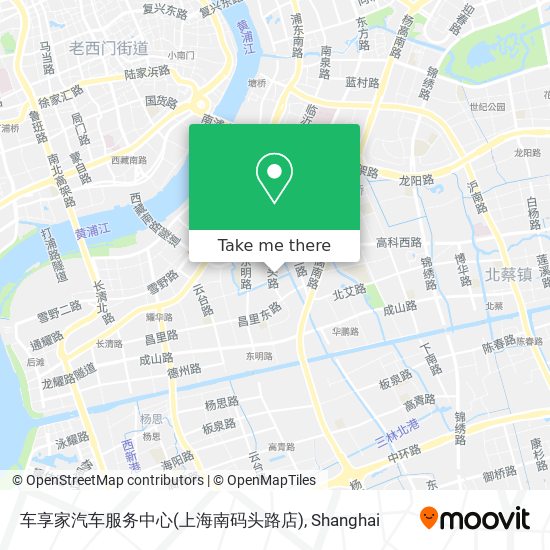车享家汽车服务中心(上海南码头路店) map