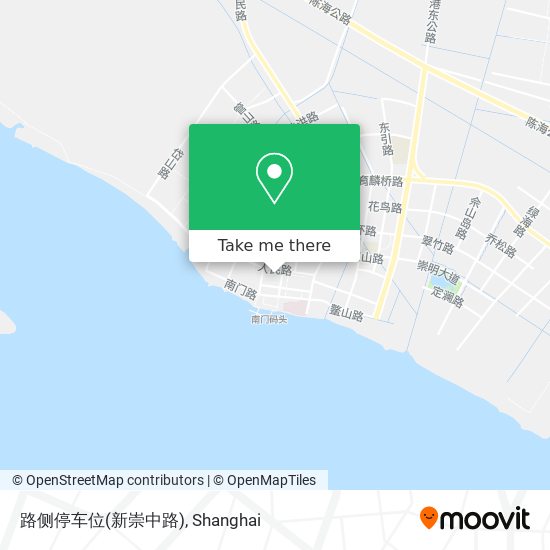 路侧停车位(新崇中路) map