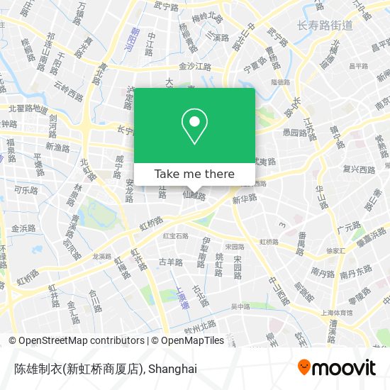 陈雄制衣(新虹桥商厦店) map