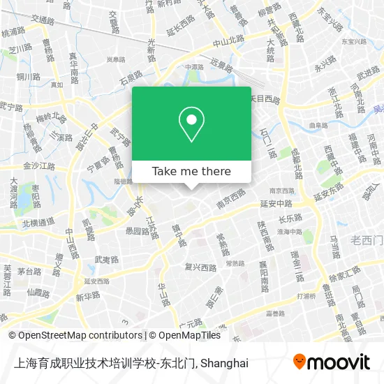 上海育成职业技术培训学校-东北门 map