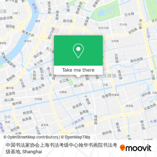 中国书法家协会上海书法考级中心翰华书画院书法考级基地 map