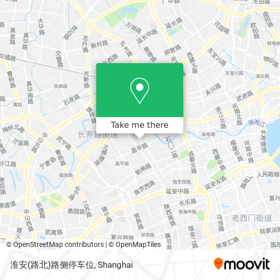 淮安(路北)路侧停车位 map