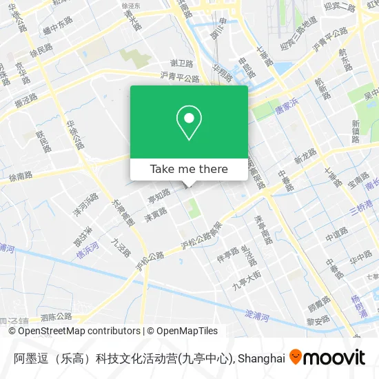 阿墨逗（乐高）科技文化活动营(九亭中心) map