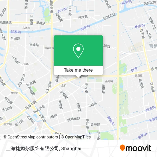 上海捷媚尔服饰有限公司 map