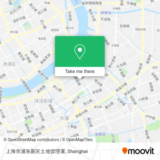 上海市浦东新区土地管理署 map