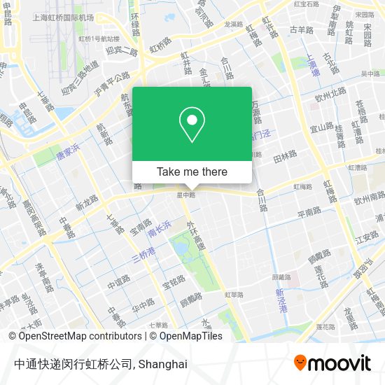 中通快递闵行虹桥公司 map