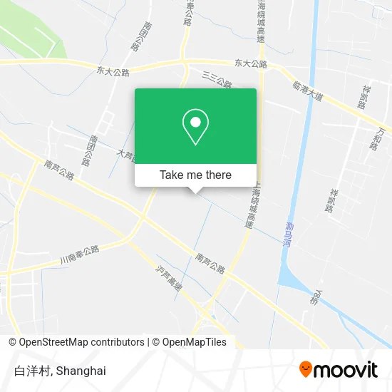 白洋村 map