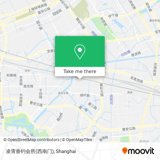 凌霄垂钓会所(西南门) map