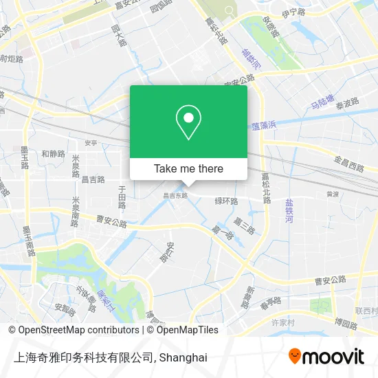 上海奇雅印务科技有限公司 map