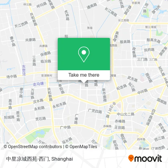 中星凉城西苑-西门 map