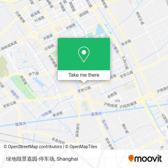绿地颐景嘉园-停车场 map