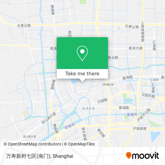 万寿新村七区(南门) map