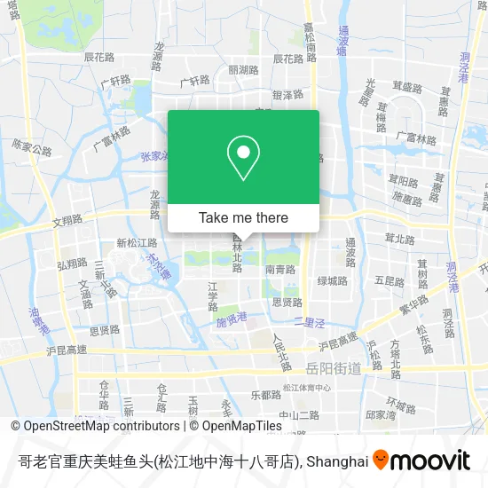 哥老官重庆美蛙鱼头(松江地中海十八哥店) map