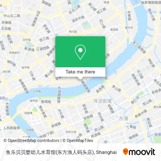 鱼乐贝贝婴幼儿水育馆(东方渔人码头店) map