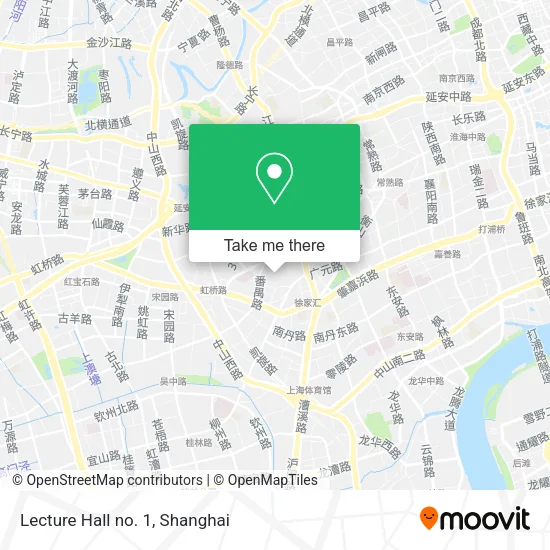 Lecture Hall no. 1 map