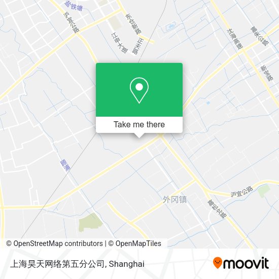 上海昊天网络第五分公司 map