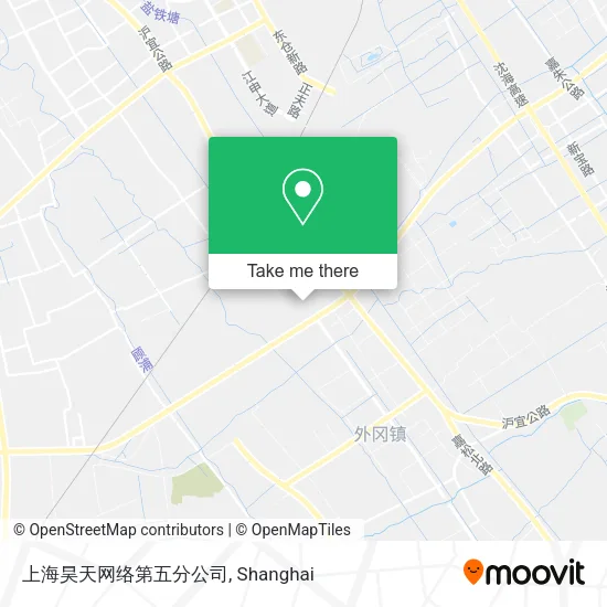 上海昊天网络第五分公司 map