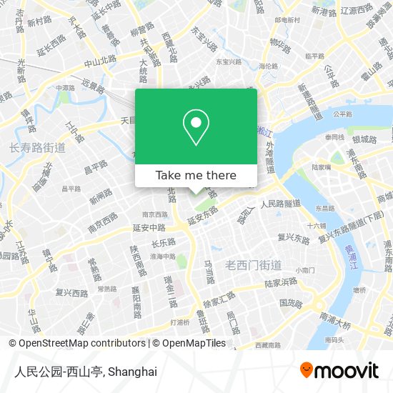 人民公园-西山亭 map