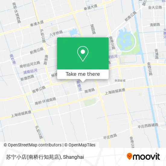 苏宁小店(南桥行知苑店) map