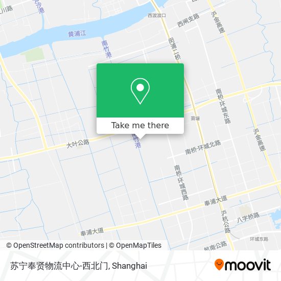 苏宁奉贤物流中心-西北门 map