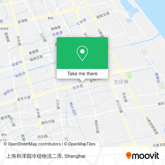 上海和泽园冷链物流二库 map
