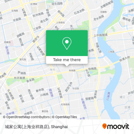 城家公寓(上海业祥路店) map