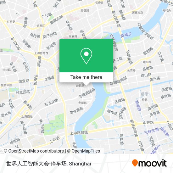 世界人工智能大会-停车场 map
