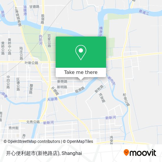 开心便利超市(新艳路店) map
