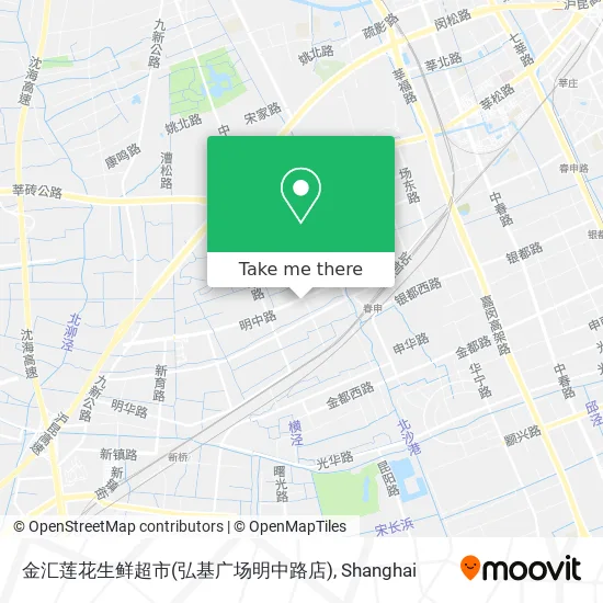 金汇莲花生鲜超市(弘基广场明中路店) map