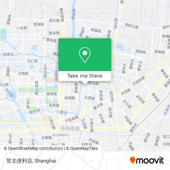 茸北便利店 map