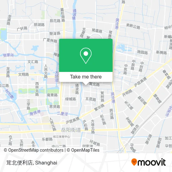 茸北便利店 map