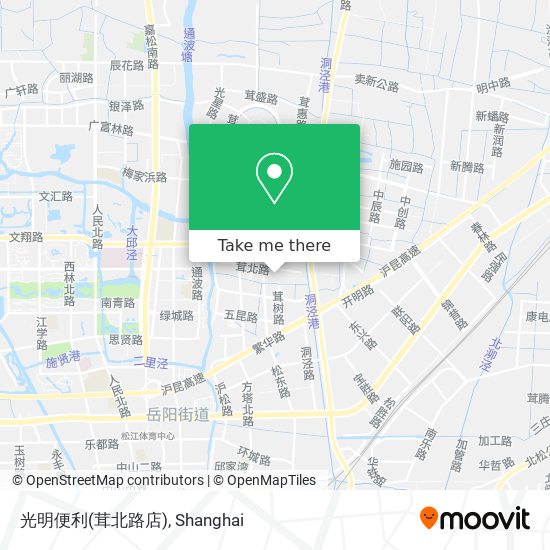 光明便利(茸北路店) map