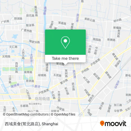 西域美食(茸北路店) map
