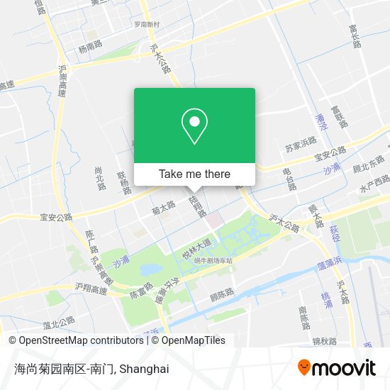 海尚菊园南区-南门 map